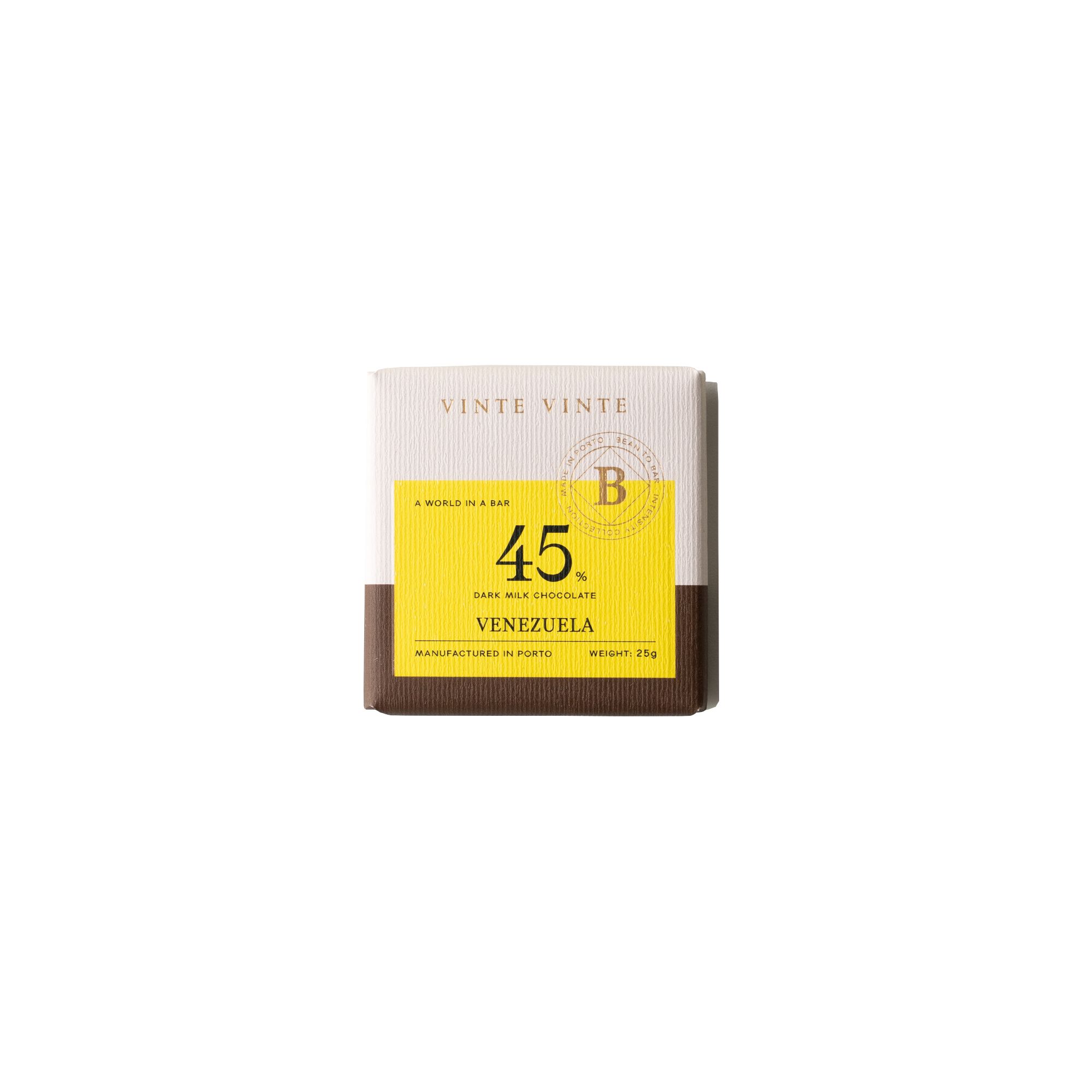 Chocolate intensity 45% ve 25g – balance and mild flavor