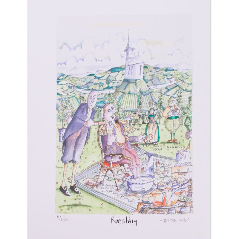 Ilustração Tim Bulmer Riesling