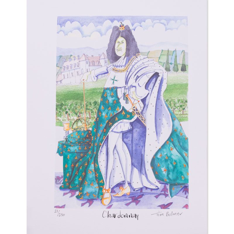 Ilustração Tim Bulmer Chardonnay