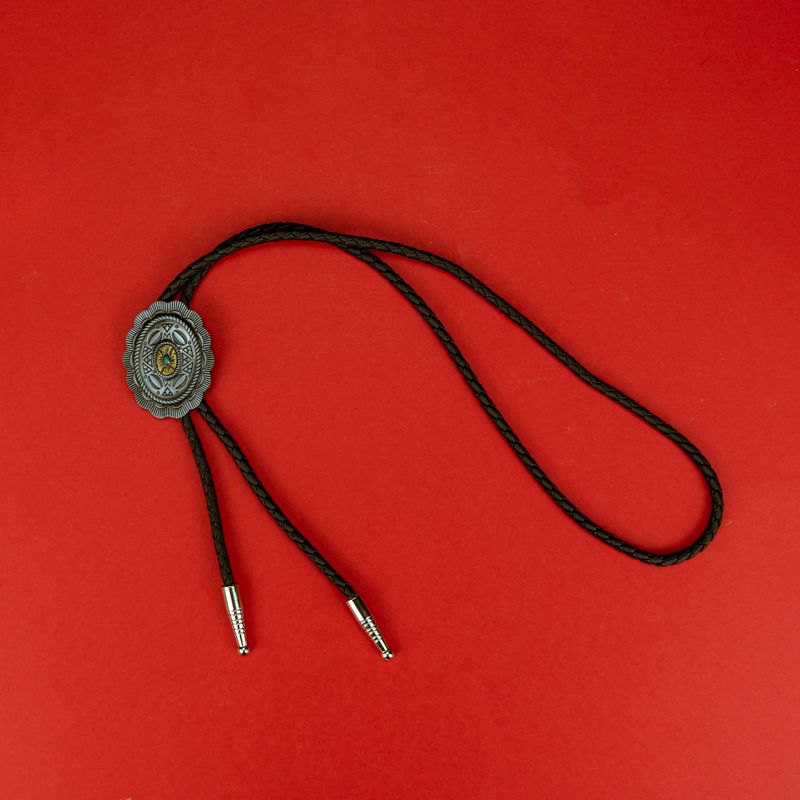 Turquoise Concho Necklace