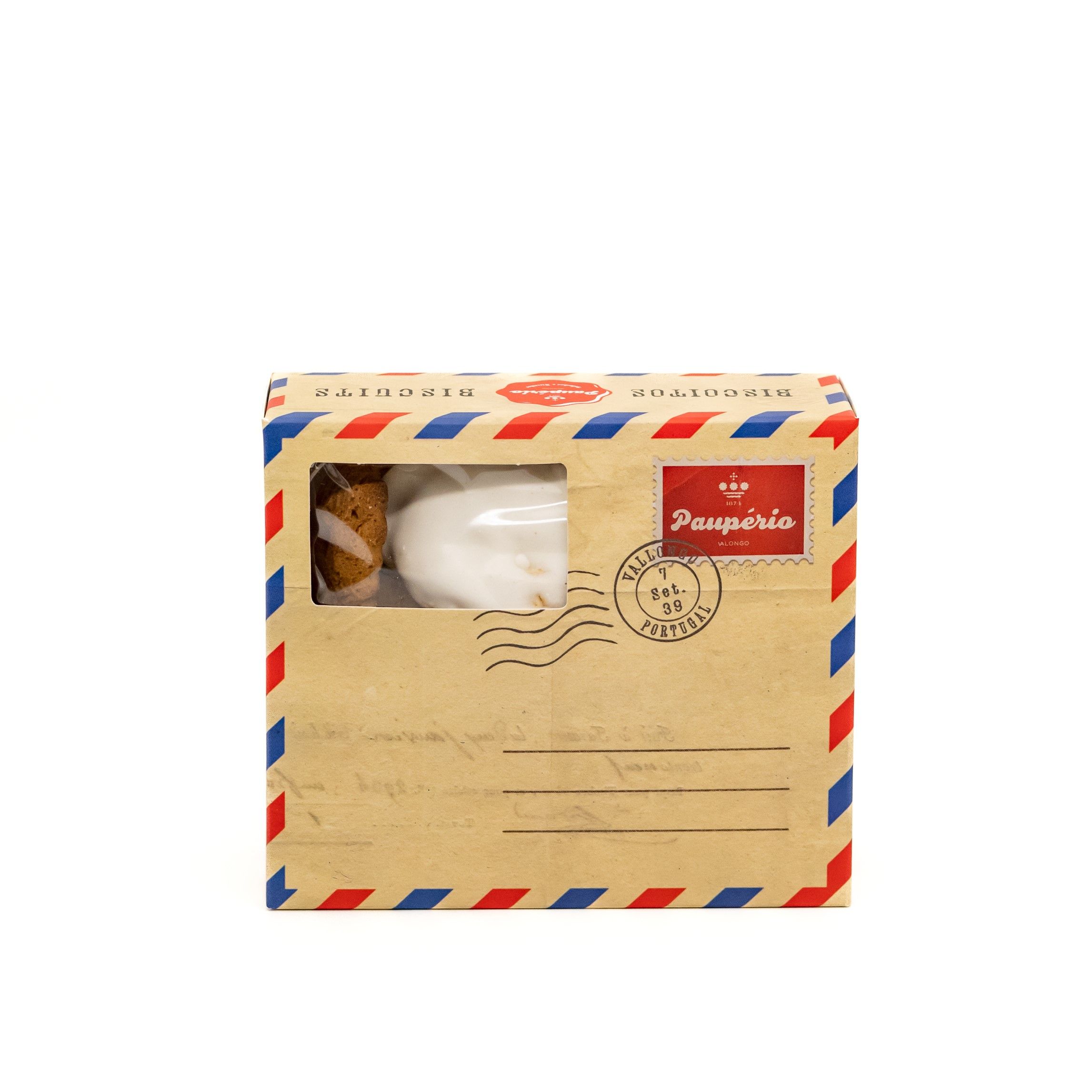 Paupério aerograma 175g - traditional biscuits in vintage packaging