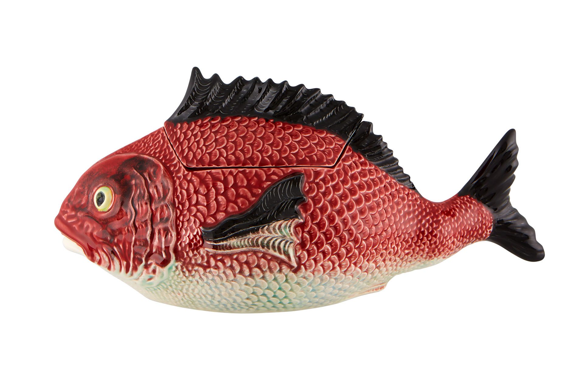 PEIXE TERRINA ALTA 3,3L - Bordallo Pinheiro
