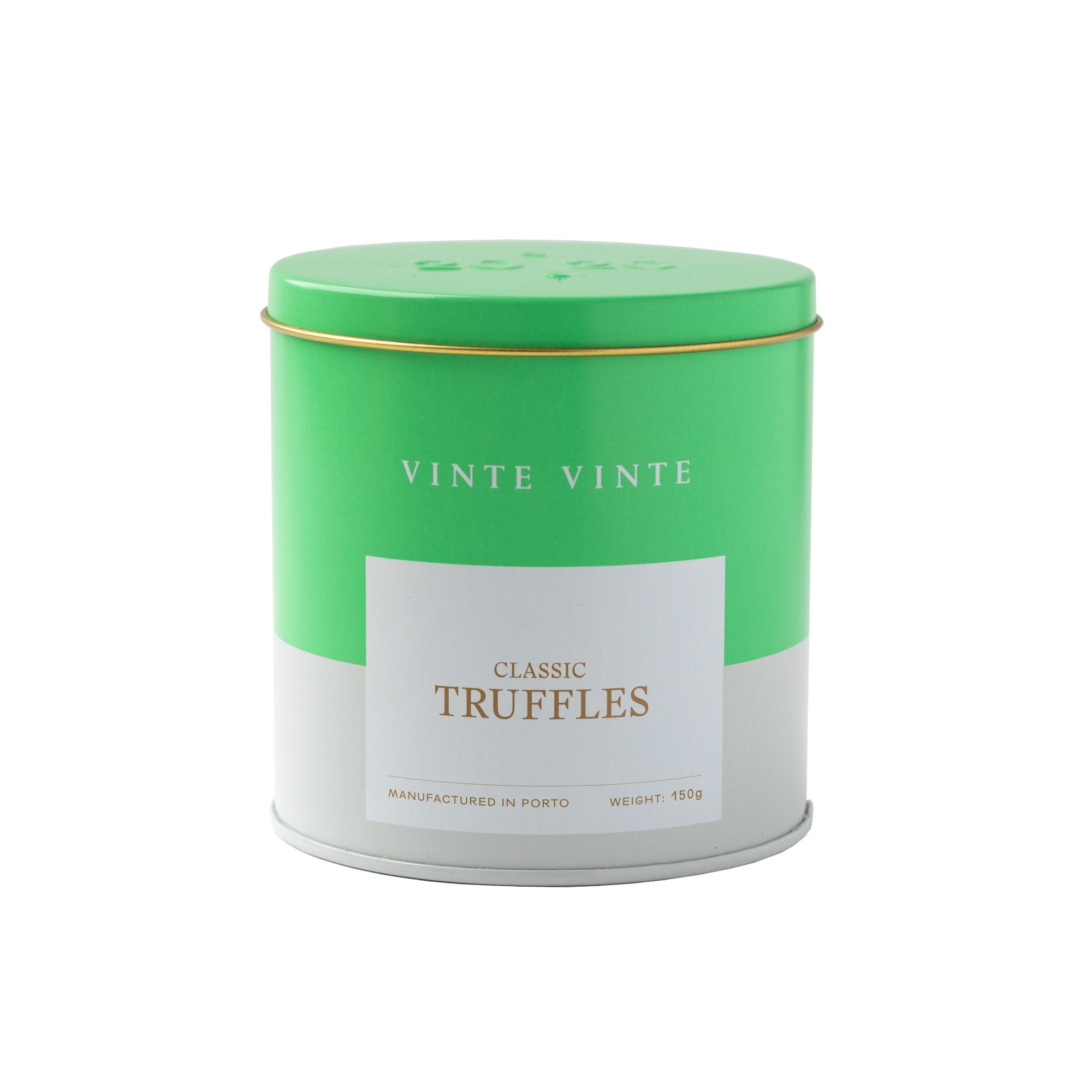 Lata Trufas Clássicas 150g – Elegância e Sabor Premium