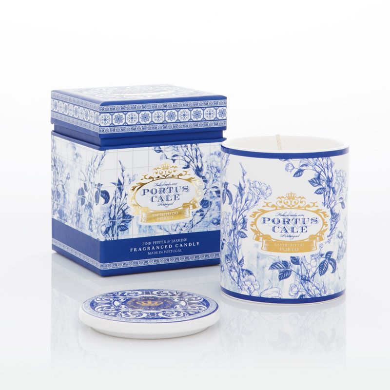 Portus Cale Gold & Blue Aromatic Candle