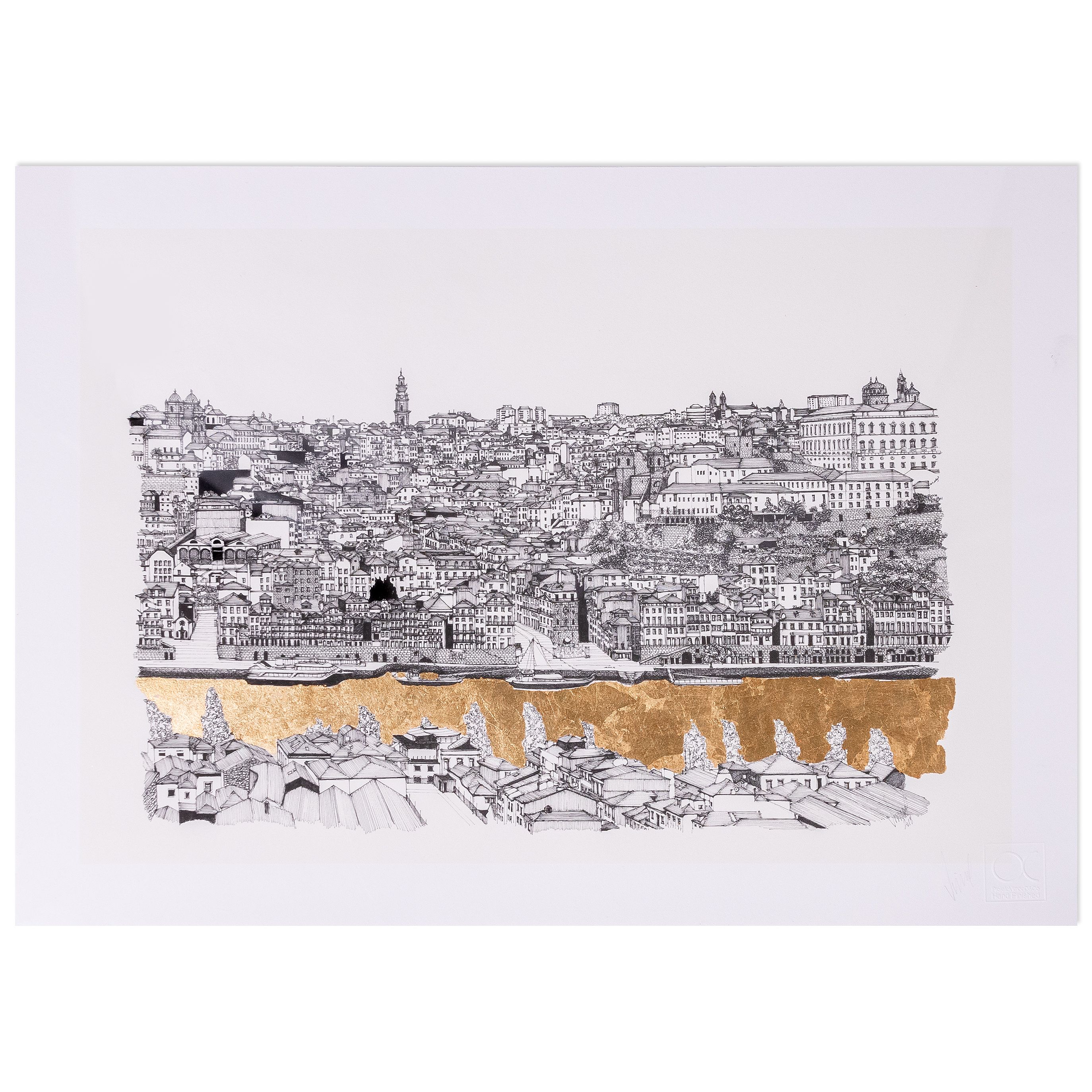 Poster A3 Fachada do Porto – Arte Urbana e Decoração Exclusiva