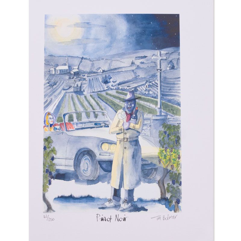 Ilustração Tim Bulmer Pinot Noir