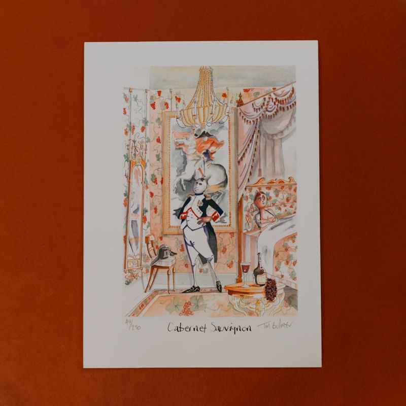 Ilustração Tim Bulmer - Cabernet Sauvignon