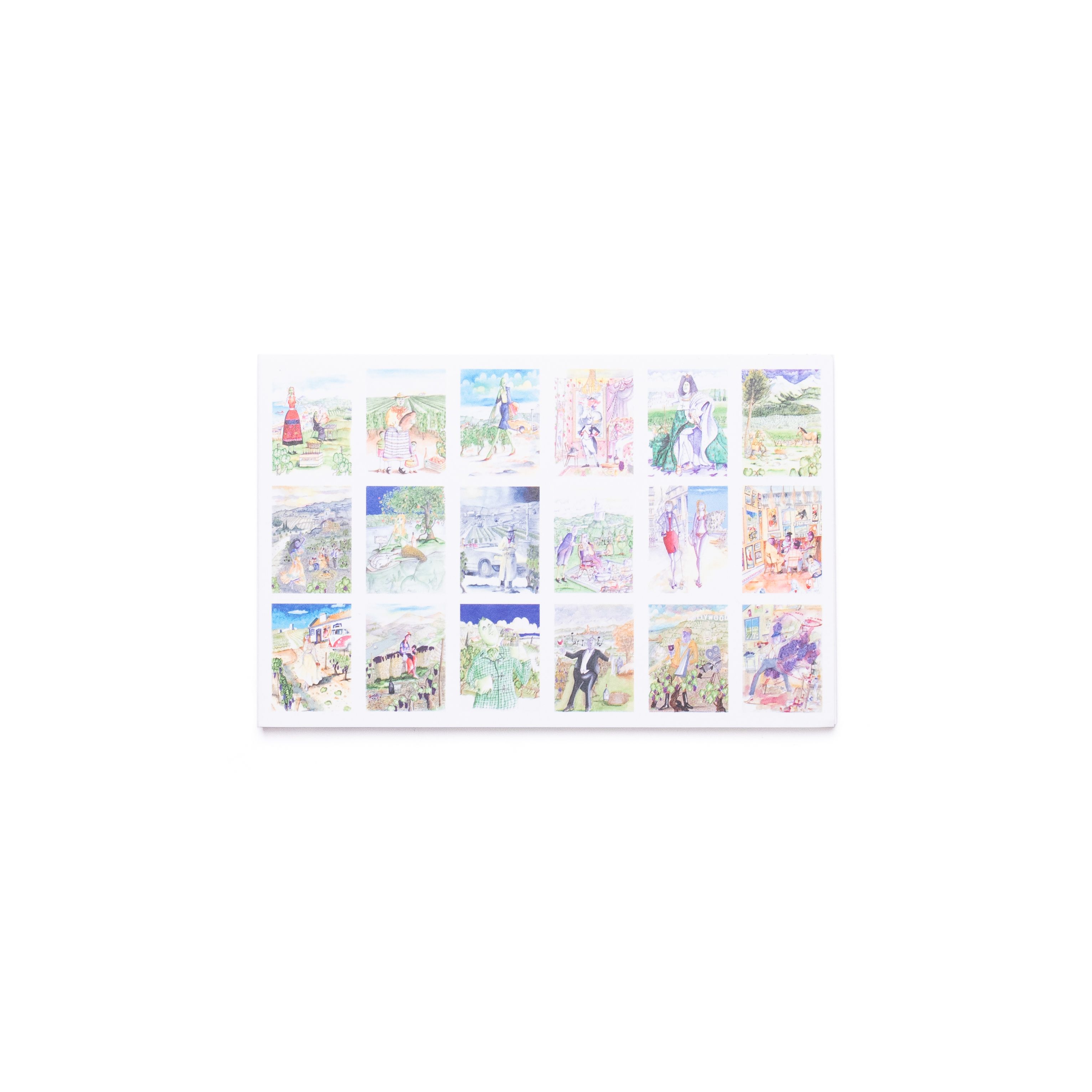 Book of 18 tb postcards - paper art to give or keep