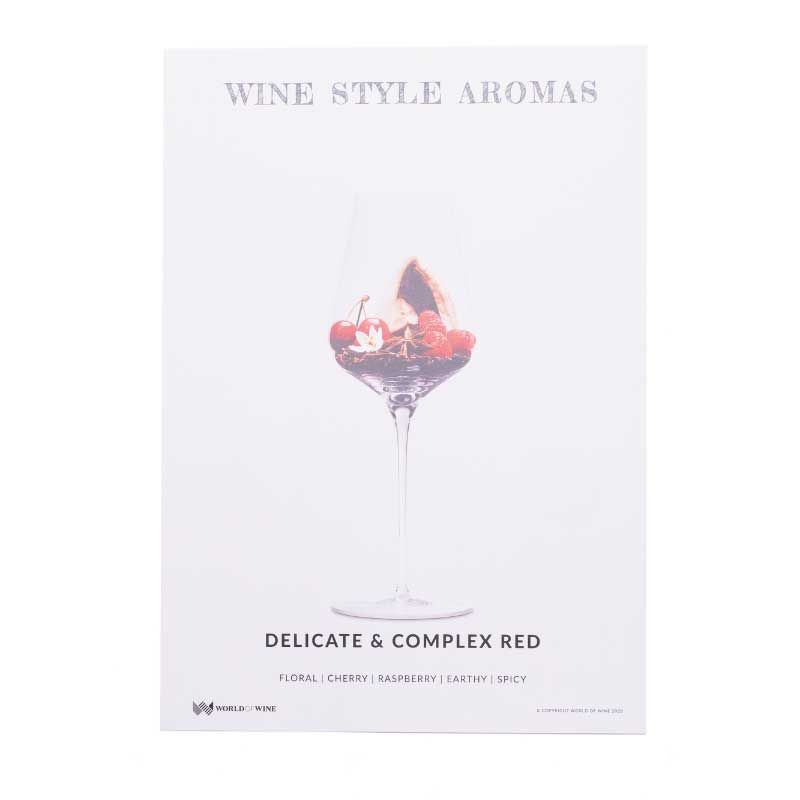 Delicate and Complex Red Wines Poster