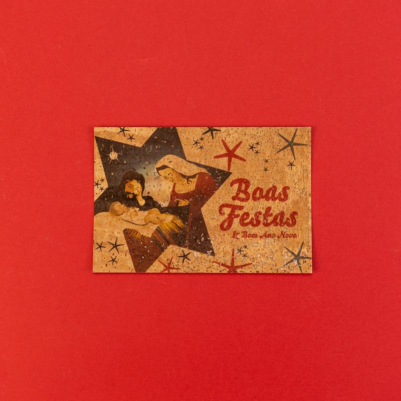 Cork Nativity Postcard