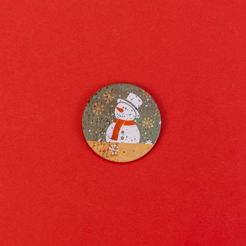 Abre Cápsulas/Íman Boneco de Neve