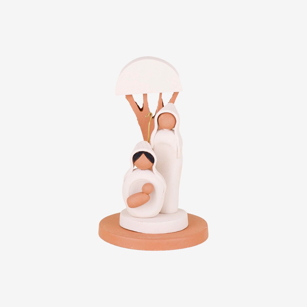 Handmade Clay Nativity Scene