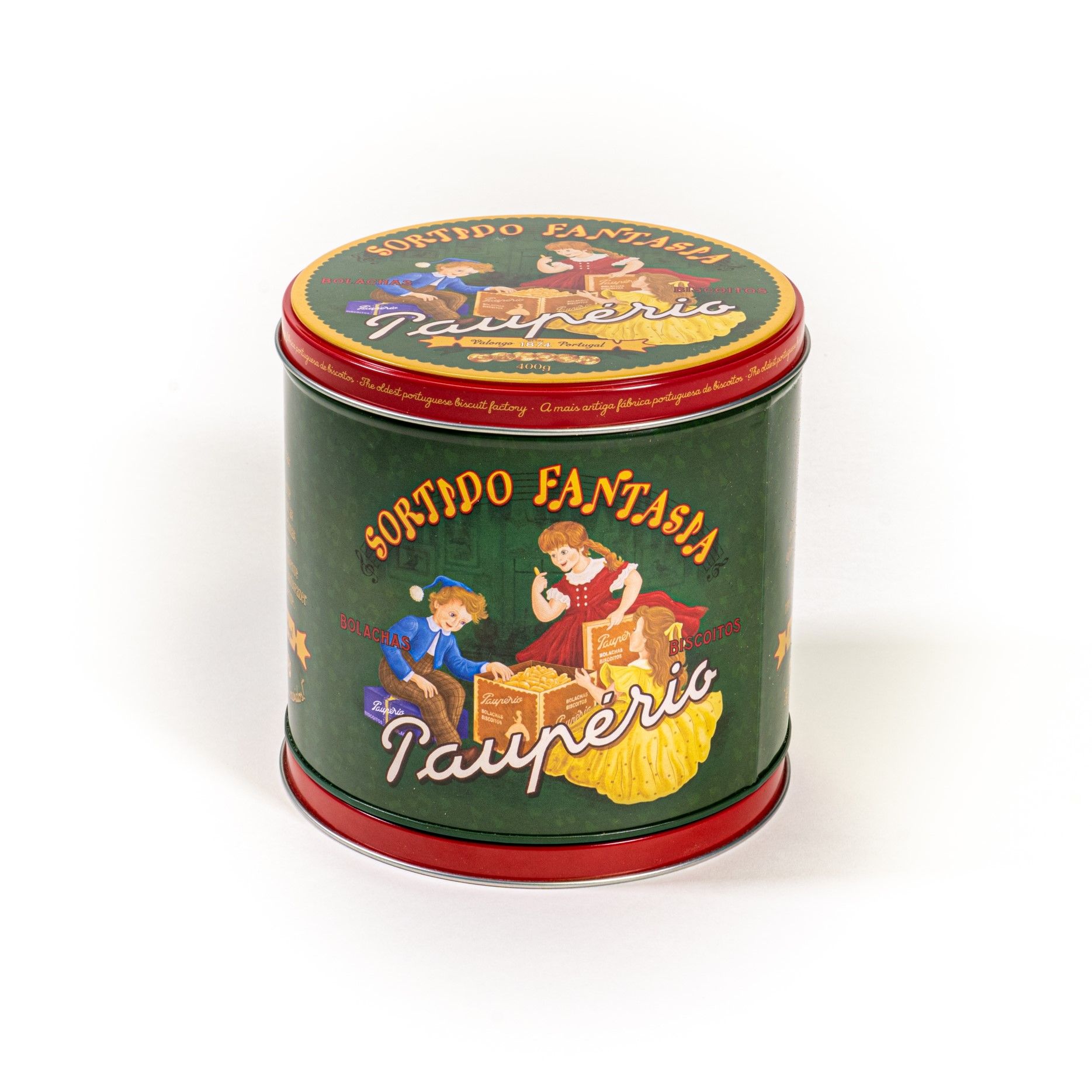 Fantasy assortment paupério 400g - tin of artisan biscuits