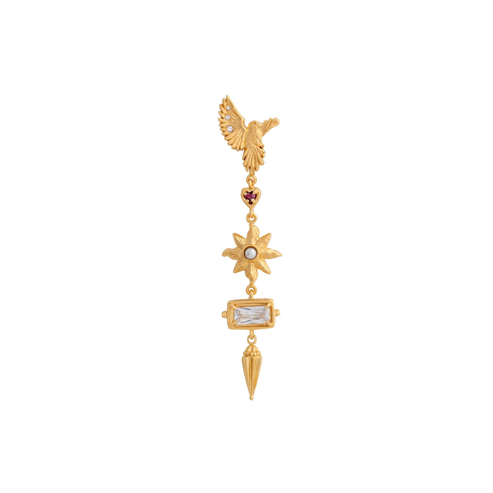 Serendipity Bird Dance Unitary Earring - Direito