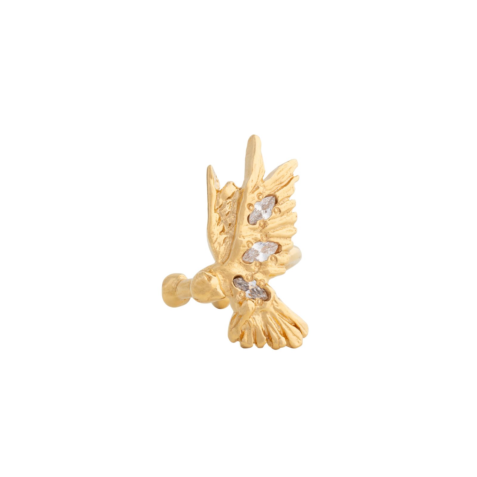 Bird Cuff Single Earring - Left