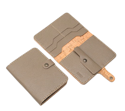 MUD MAJOR PASSPORT WALLET TAUPE