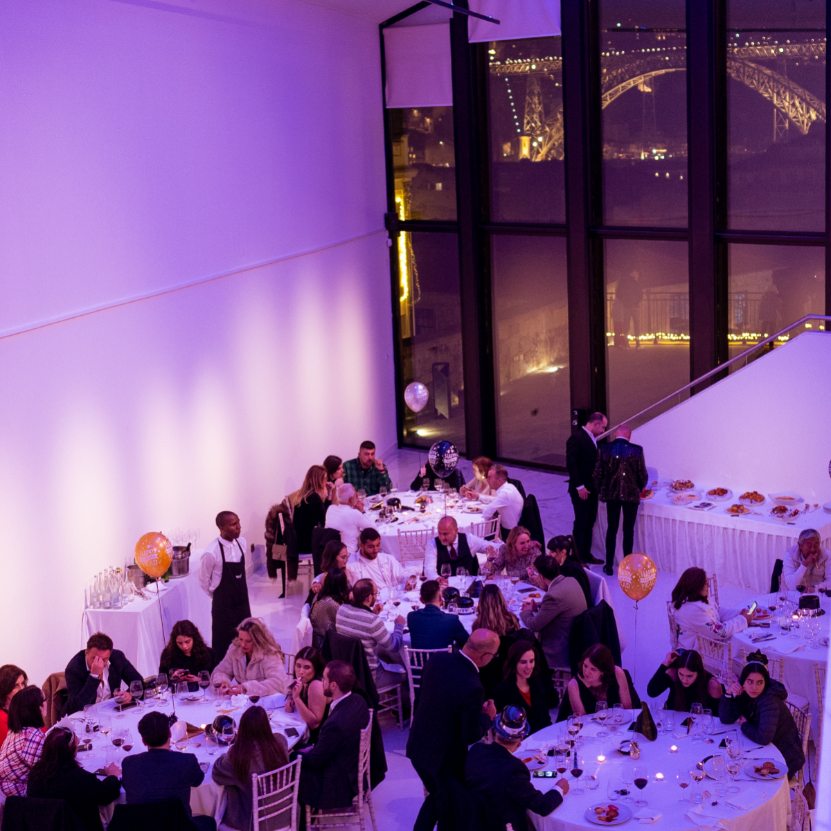 New Year's Eve Dinner At Wow Gallery