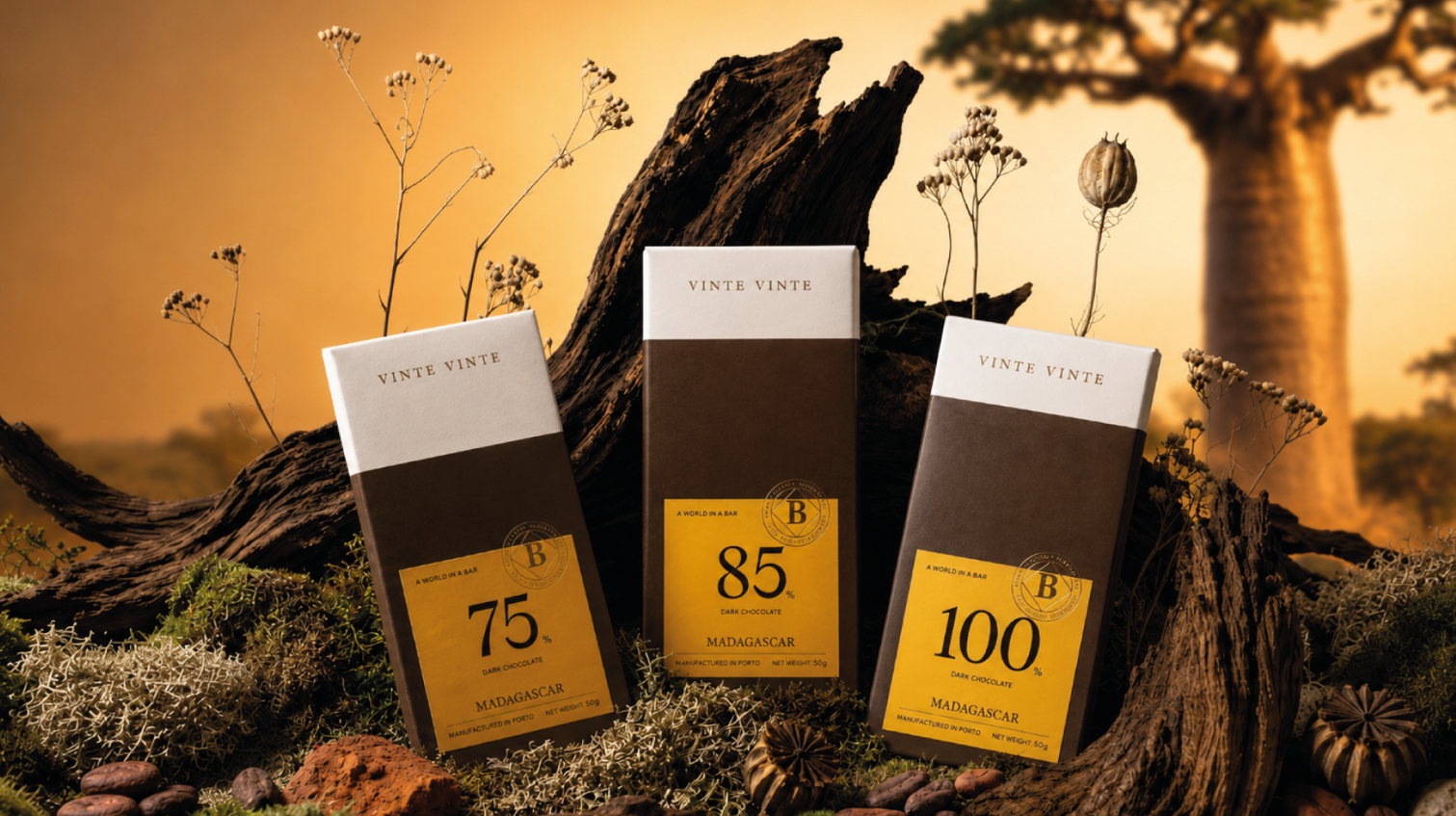 Vais querer provar estes novos chocolates biológicos da Vinte Vinte